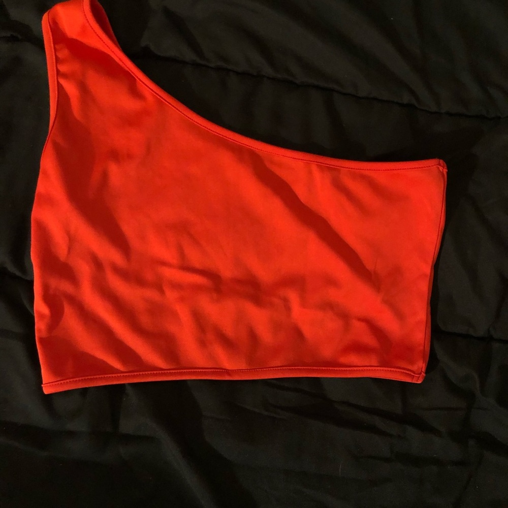 One shoulder tank top